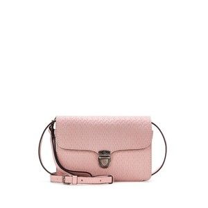 Patricia Nash Pink Bianco Organizer Crossbody Wristlet Brand new ! Leather Suede
